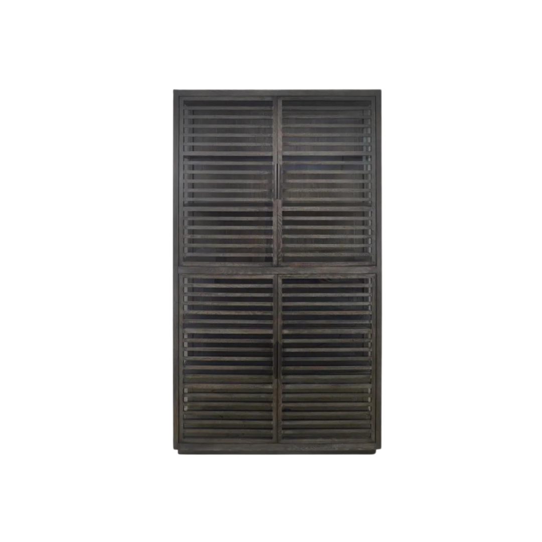 Slatted Bookcase - Ebony image 1